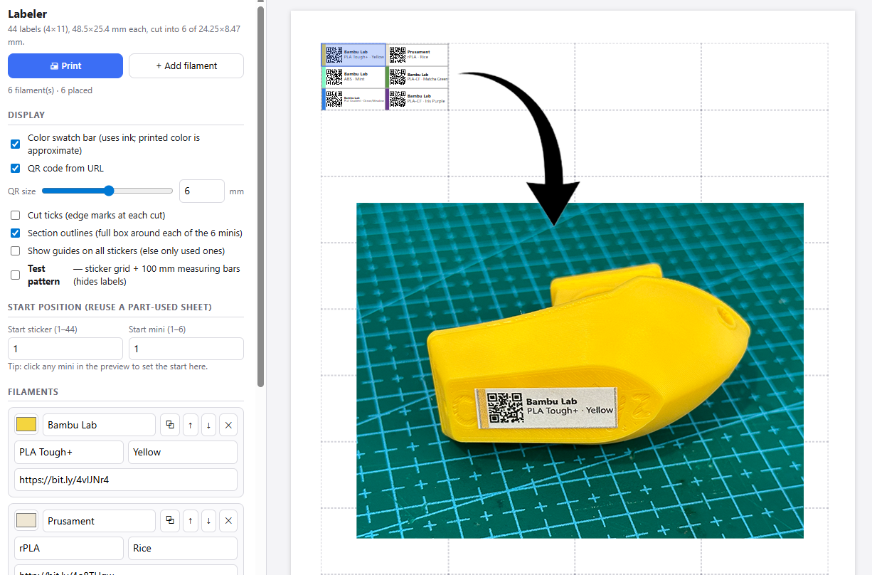 Labeler screenshot